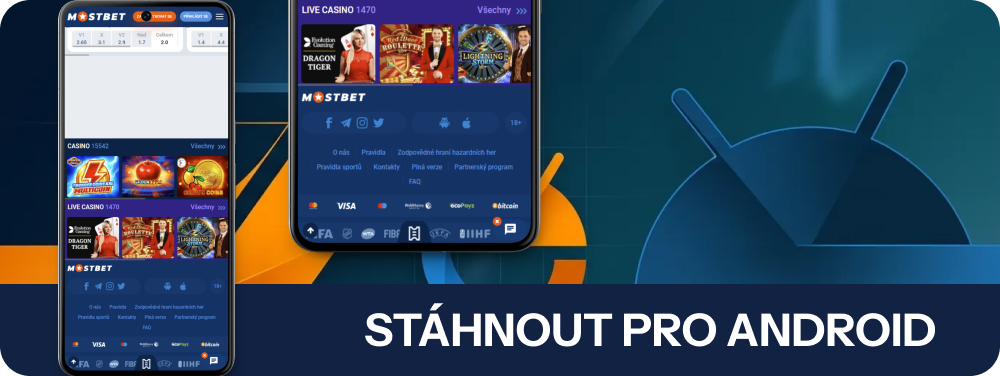 Mostbet aplikace pro Android zařízení