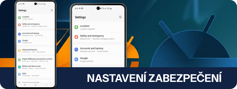 Otevřít Mostbet nastavení zabezpečení v systému Android
