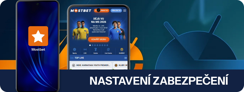 Spustit Mostbet APK soubor klepnutím na jeho ikonu