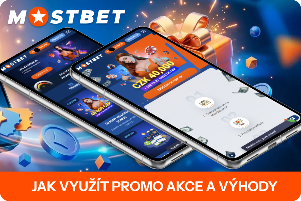 Propagační nabídky najdete v aplikaci Mostbet