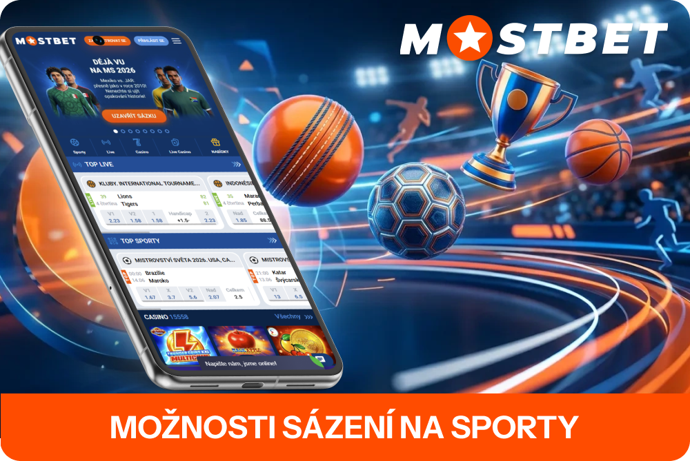 Mostbet aplikace přináší rozsáhlou nabídku sázkových příležitostí