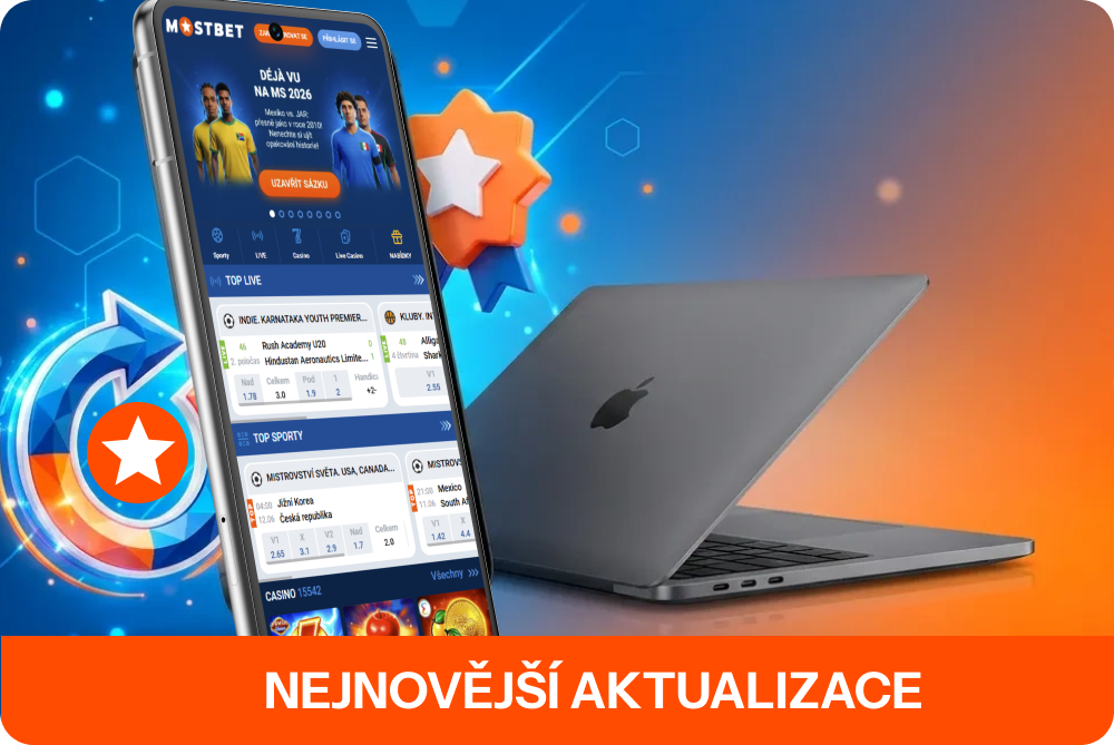 Nejnovější aktualizace Mostbet