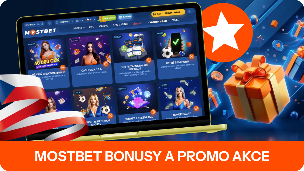 Mostbet platforma nabízí řadu odměn
