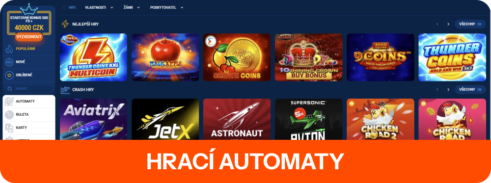Mostbet Česká republika nabízí sortiment automatů od vývojářů