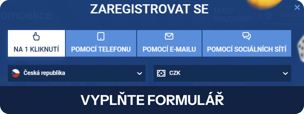 Vyplňte pole s e-mailem, telefonním číslem a měnou účtu Mostbet