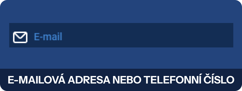Do příslušného pole zadej e‑mailovou adresu Mostbet