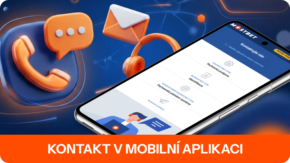 Mobilní aplikace umožňuje přístup k podpoře přímo z telefonu